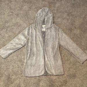 PINK, NWT, Gray open cardigan